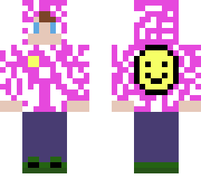 pink smiley hoodie