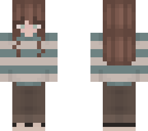 striped shirt girl <3
