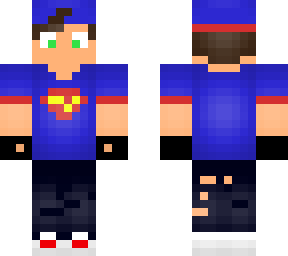 superman hoodie boy skin