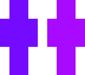 violet=left purple right