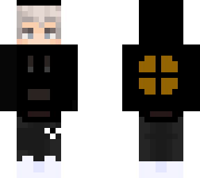 black hoodie
