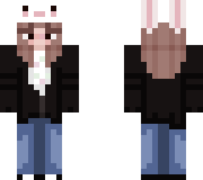 bunny hat jacket girl