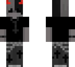 my minecraft skin but with horns