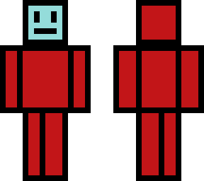 outlined skin (red)