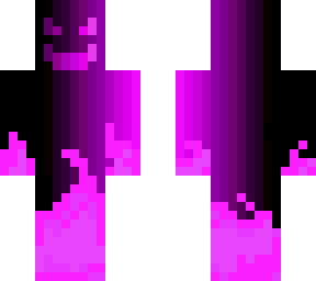 pink flamed monster