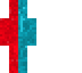 red and blue texture | Minecraft Skin