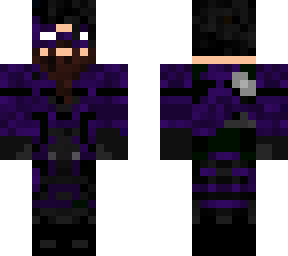 beard purple arrow