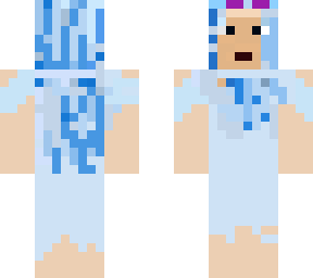 blue dress