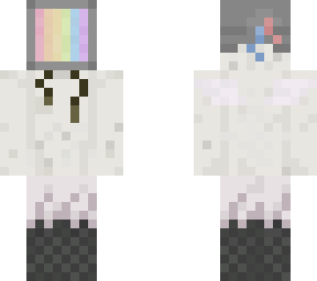 my oc!!!! with colorful tv head