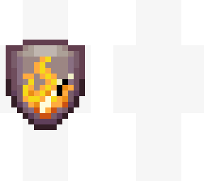 undertale smp badge [going down in flames]