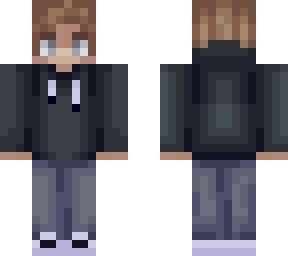 boy w/ dark grey hoodie