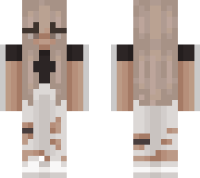 blonde girl with jeans | Minecraft Skins