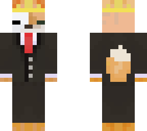 fox in suit +half mask