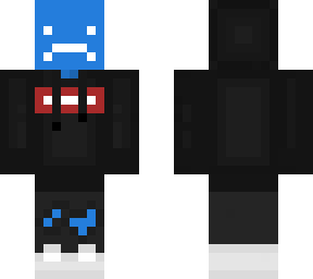 my skin in a hoodie