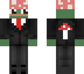 pepe mushroom suit & hat