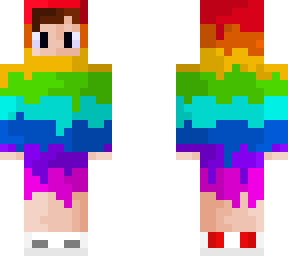rainbow drip man