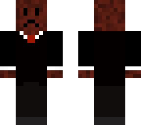 hond in suit