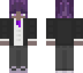 purple hair girl