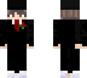 my mc skin in black suit