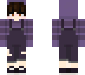 acecraftsss - purple overalls outfit