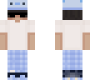 bidshy mc skin with axalotl hat