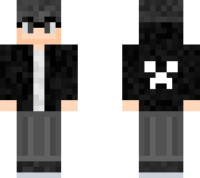 black sweater