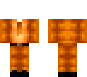 ob - orange suit & tie