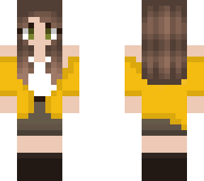 yellow cardigan shorts (v2- brown)