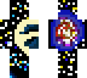 galaxy on back with black hole and stars