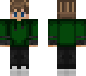 green sweatshirt