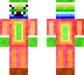 my minecraft skin christmas version (without the green dots on the hat)