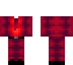 ob - raspberry red suit & tie