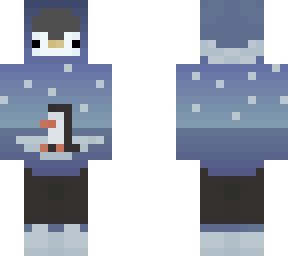 penguin in a sweter