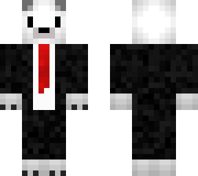 polar bear in suit