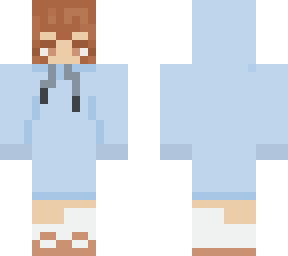 - brown haired girl in fluffy pajamas-