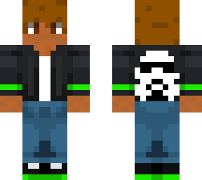 boy black & green jacket stormtrooper