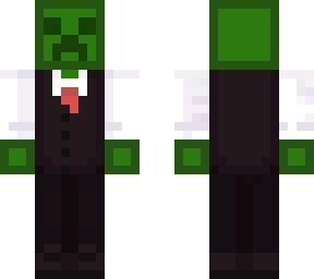 creeper in suit (original notfamouspoo)