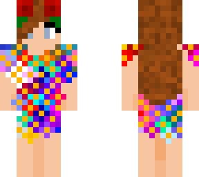 girl in flowers for which i spent 2 days making it