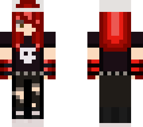 red emo with hat