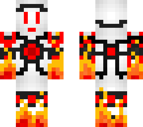 red starbot w/fire