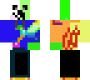 with a rainbow sword
