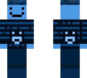 blue guy with a hat emo