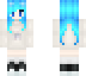 blue hair girl