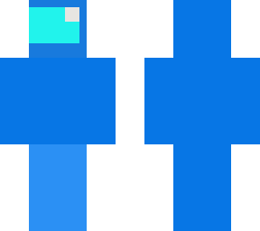 blue realistic among us