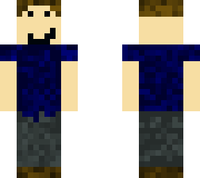 blue shirt boy