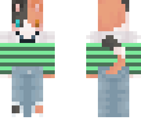 cat in green
