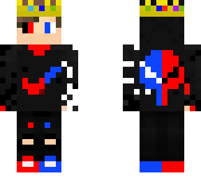 corrupted fire boy and water with technos crown