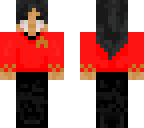 my piglin skin but star trek red shirt