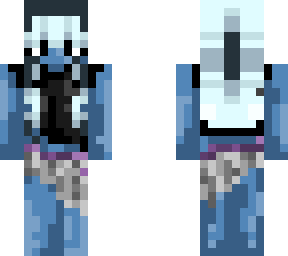oc - lyn, blue alien