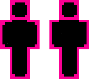 pink neon guy